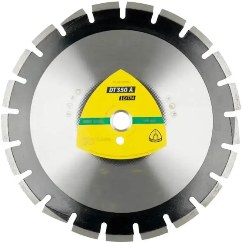 Disco de corte diamantado 14 POL 350 MM para asfalto e arenito DT 350 a extra klingspor