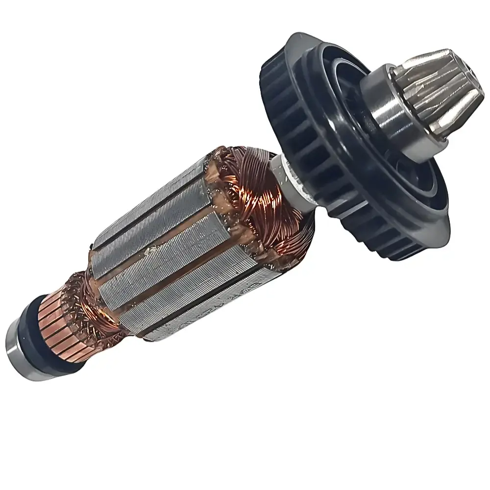 Conjunto de induzido e pinhão para esmerilhadeira 127V GWS 850 Bosch — fotografia de referência