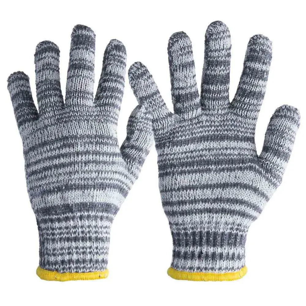 Luva de trabalho tricotada 3 fios mesclada g Worker — fotografia de referência