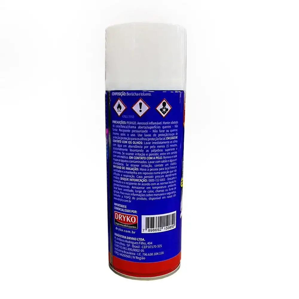 Spray Vedatudo Impermeabilizante Branco 400 ml DRYKO — fotografia 10