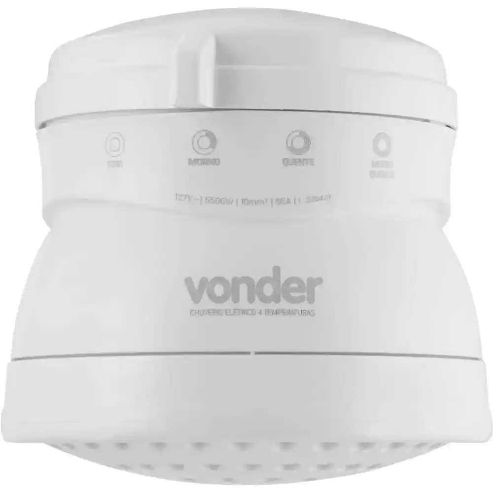 Ducha 4 temperaturas 5500W 127V branca Vonder — fotografia de referência