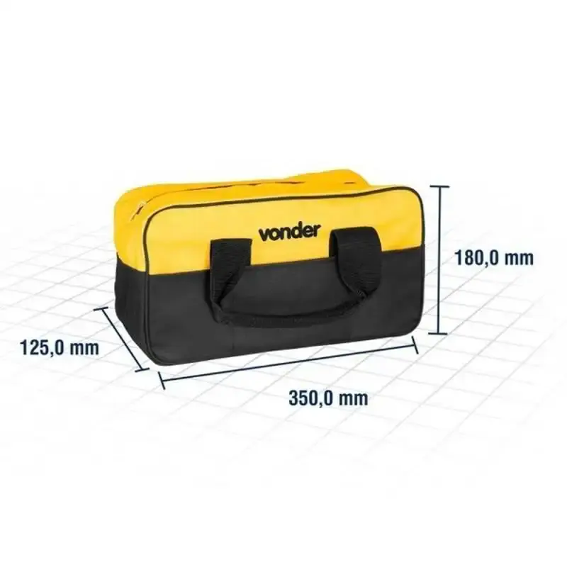 Bolsa em lona para ferramentas BL-005 com 8 divisões Vonder — fotografia 3