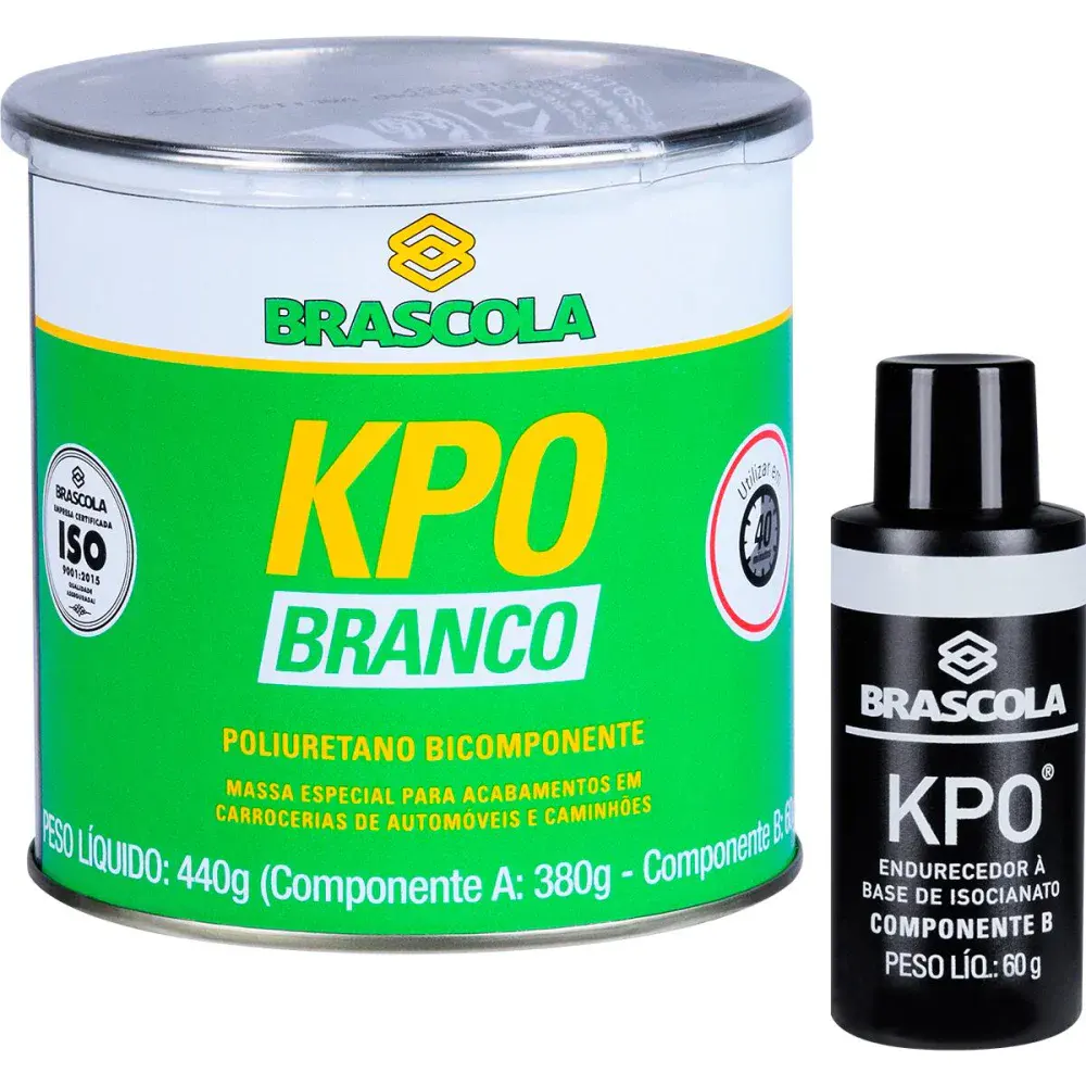 Brascoved kpo poliuretano bicomponente 440G - branco Brascola