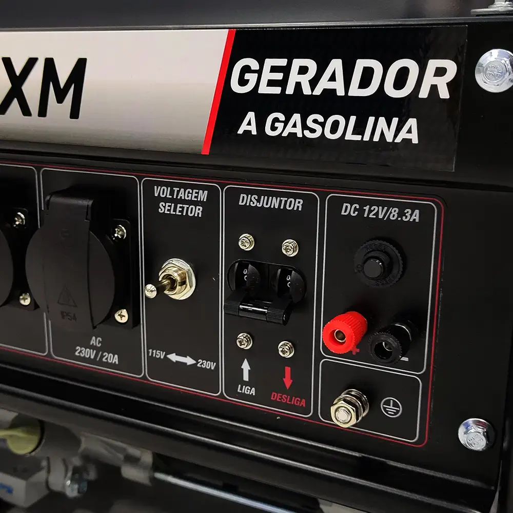 Gerador à gasolina 3.1 KVA bivolt EG3100EXM Evald — fotografia 8
