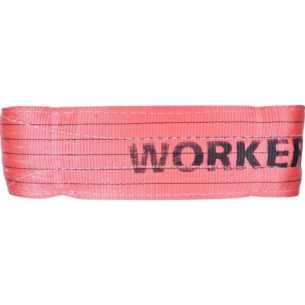 Cinta em poliéster 8M 5TON vermelha Worker — fotografia 8