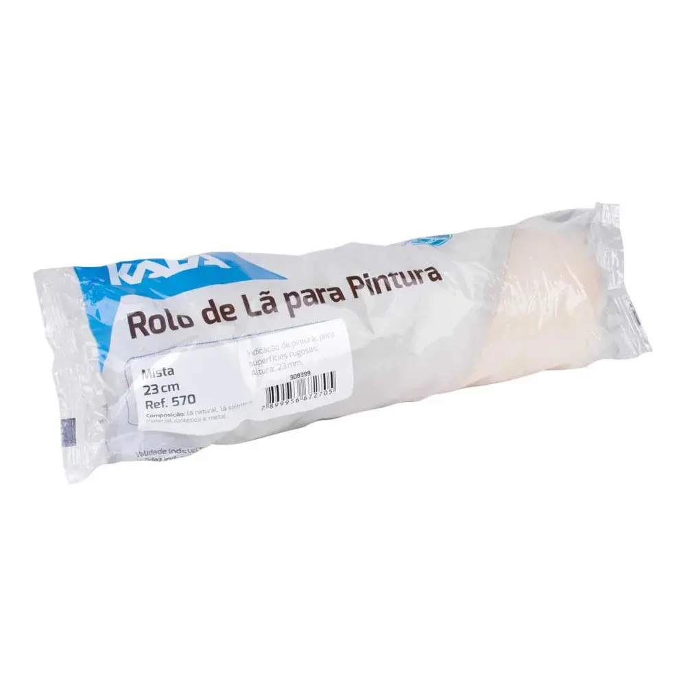 Rolo lã mista 23CM Kala — fotografia de referência