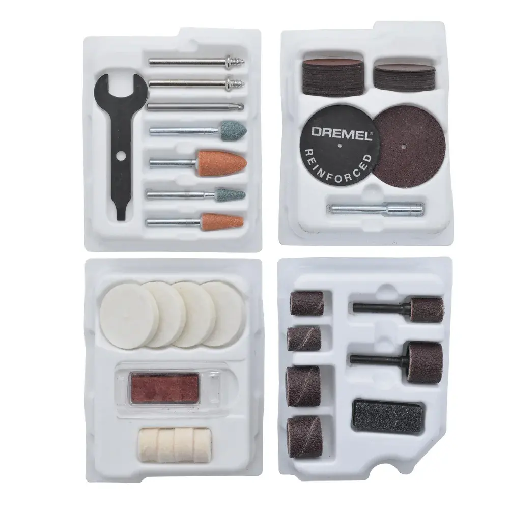 Kit para mini retifica com 110 peç de uso geral 709 Dremel — fotografia 5