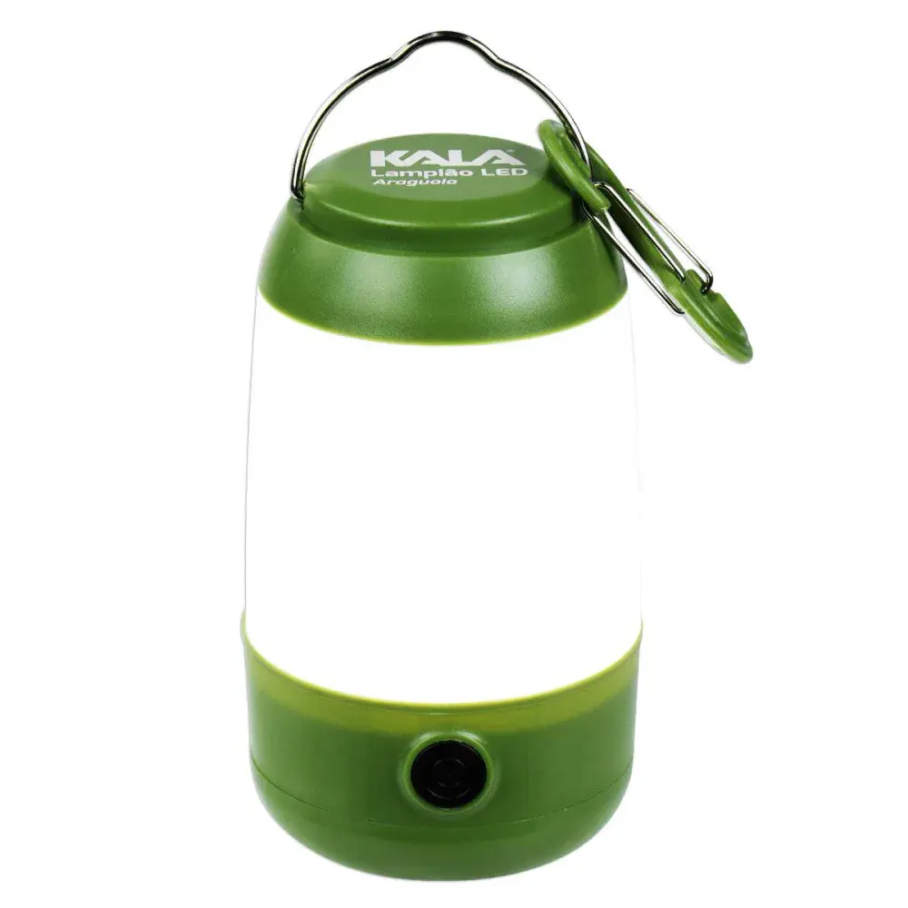Lampião led araguaia verde com 11 leds da Kala — fotografia 3