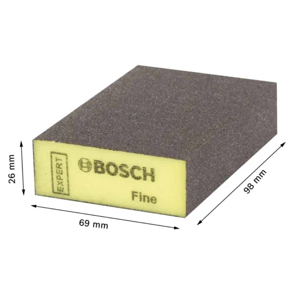 Esponja Abrasiva Fina Expert S471 69 x 98 mm 10 Unidades BOSCH — fotografia 3