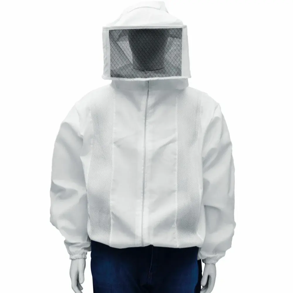 Jaqueta apicultor nylon ventilado máscara g Worker