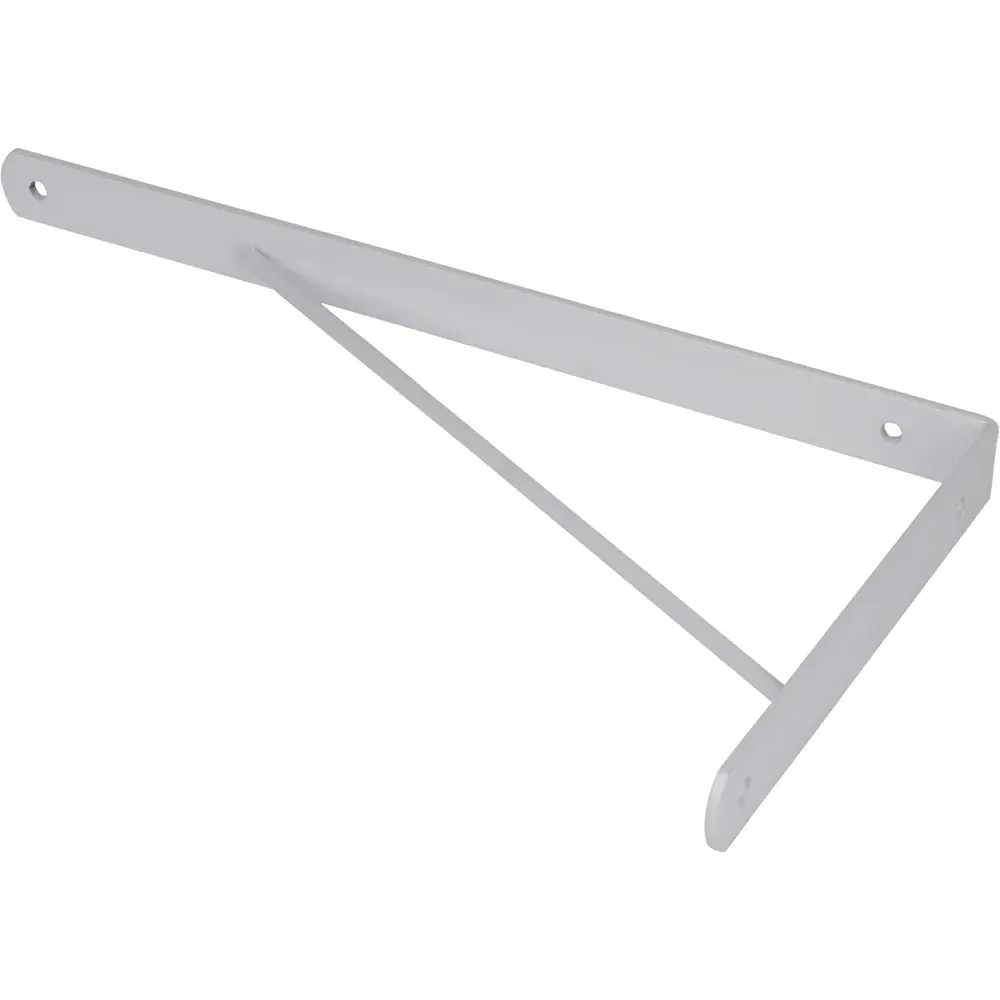Suporte mão francesa eco reforçada 28CM branco Kala — fotografia 3