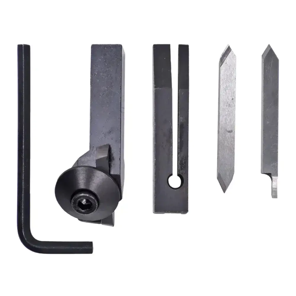 Porta bits com 2 suportes 3 bits para mini torno Manrod — fotografia 6