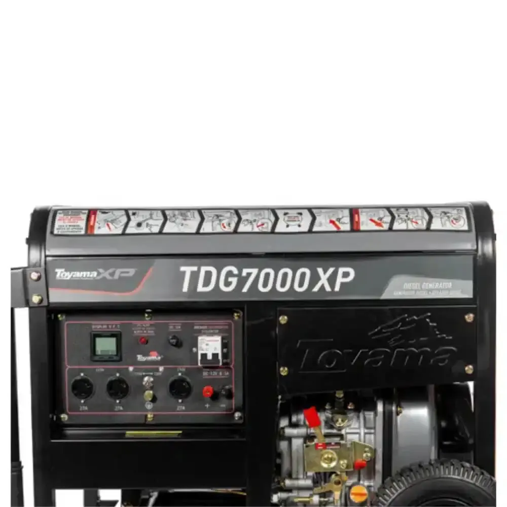 Gerador a diesel 6 KVA bivolt TDG7000XP 251-048 Toyama — fotografia 5