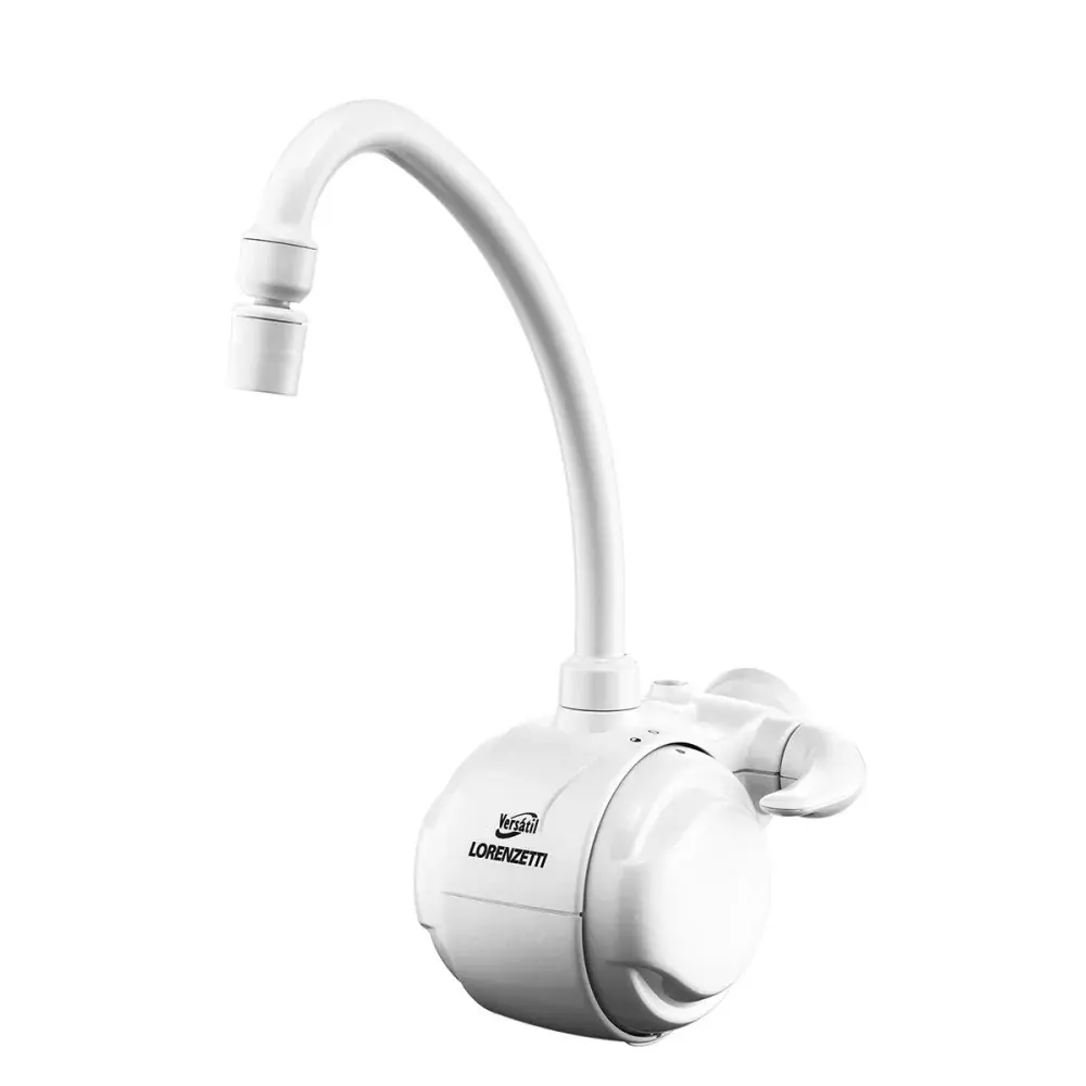 Torneira elétrica versátil duchas 220V 5500W branca da lorenzetti Lorenzetti Duchas