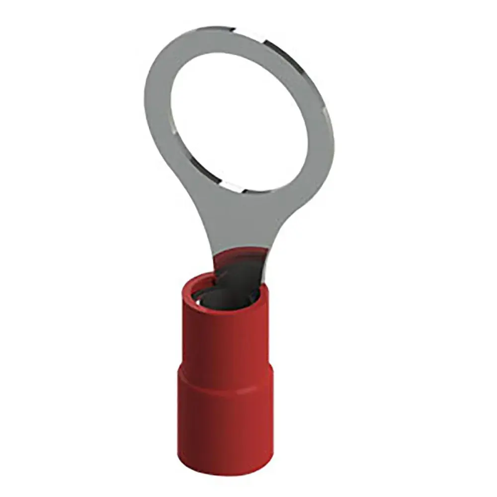 Terminal pré isolado 0,5X1,5MM vermelho 100 peç Intelli — fotografia de referência