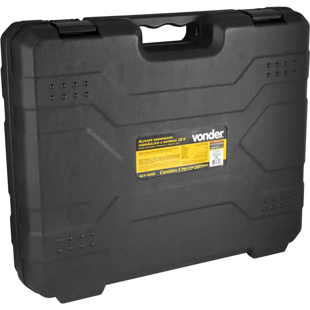 Alicate crimpador hidráulico a bateria 18V ACV-400B Vonder — fotografia 11