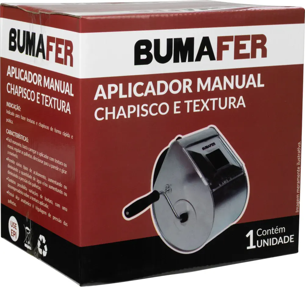 Aplicador manual de chapisco textura Bumafer — fotografia 6