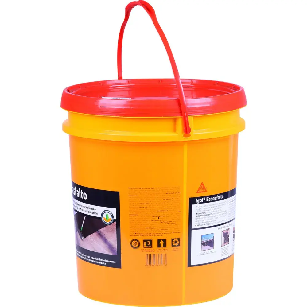 Impermeabilizante asfalto eco preto 18L igol® Sika — fotografia 3