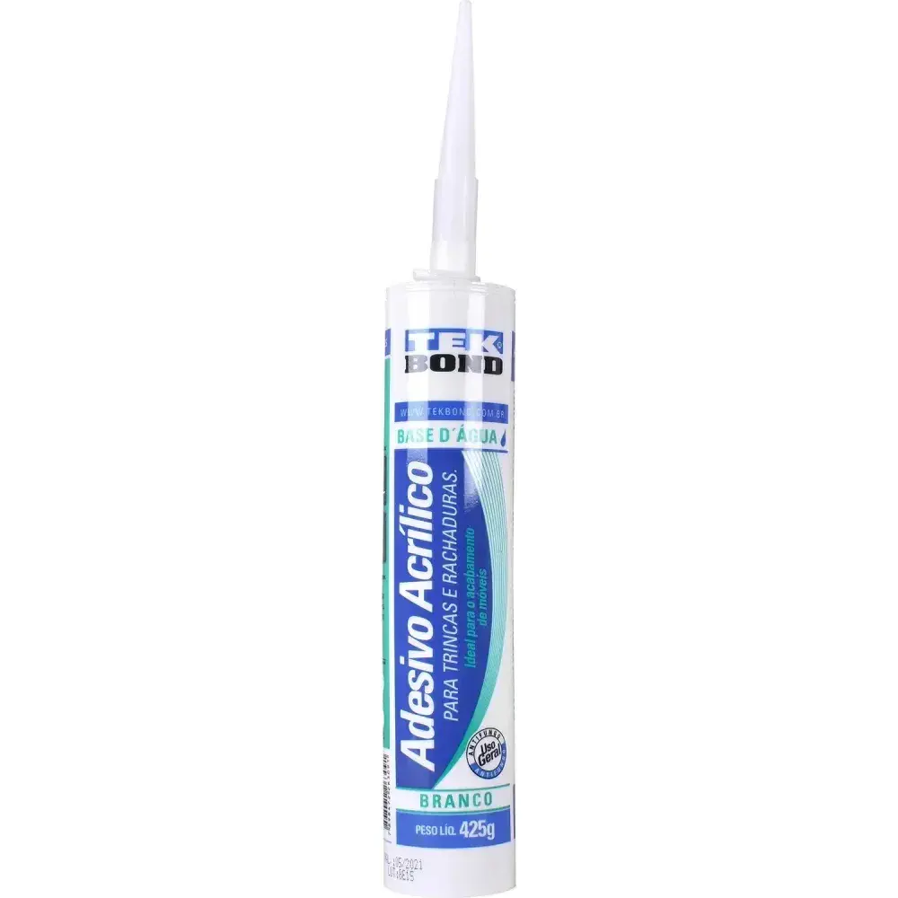 Sela trincas adesivo acrílico branco 425G Tekbond — fotografia 4