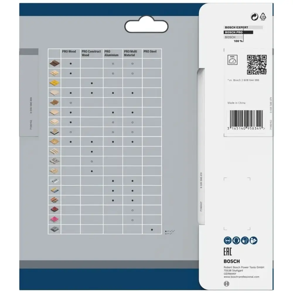 Disco de serra circular PRO wood cordless 165X20MM 48 dentes Bosch — fotografia 4