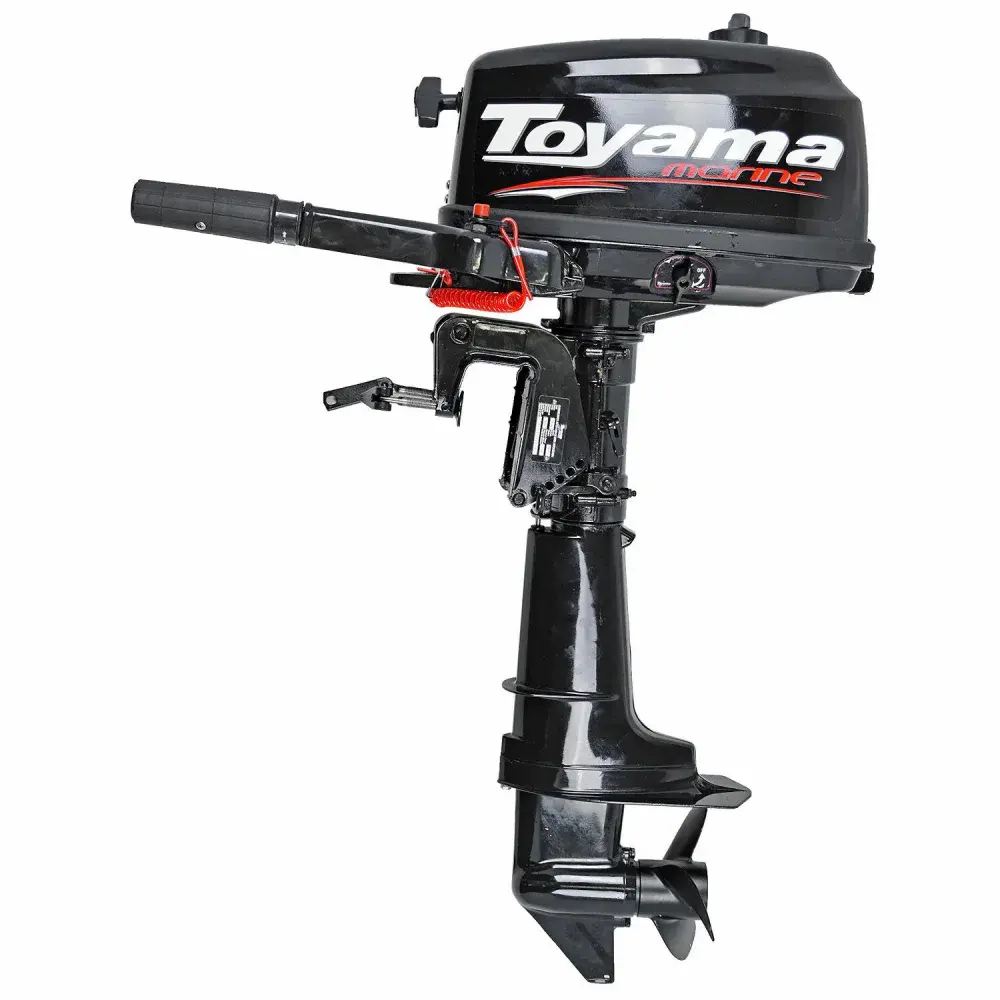 Motor de popa TM5.8TS de barco 5.8HP 2 tempos a gasolina da Toyama — fotografia 6