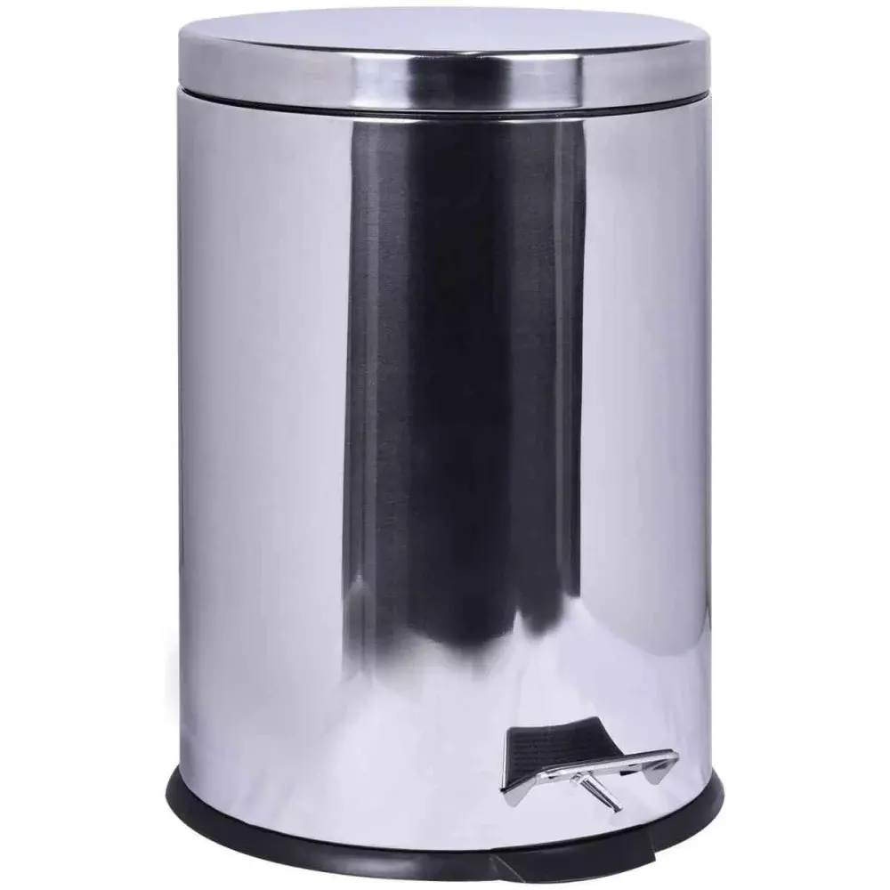 Lixeira de aço inox com pedal 3 litros Kala — fotografia de referência