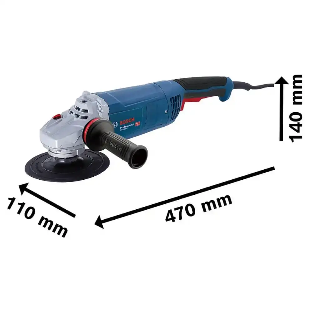 Lixadeira angular industrial 7 POL 2200W GWS 22U 220V Bosch — fotografia 5