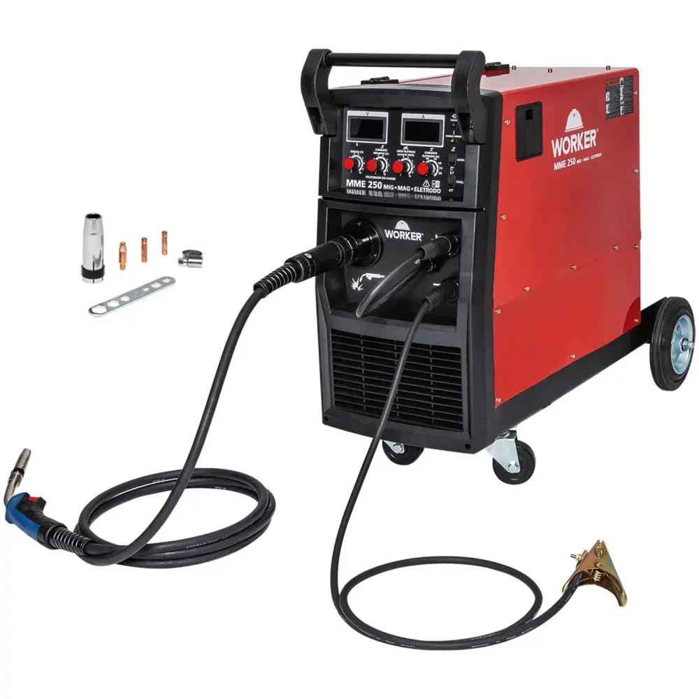 Máquina para solda mig/mag mme 250A 220V da Worker