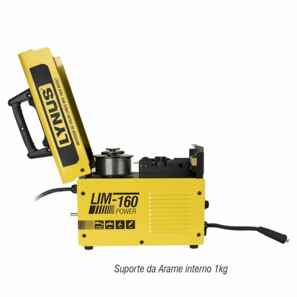 Inversor de solda LIM-160 power bivolt Lynus — fotografia 4