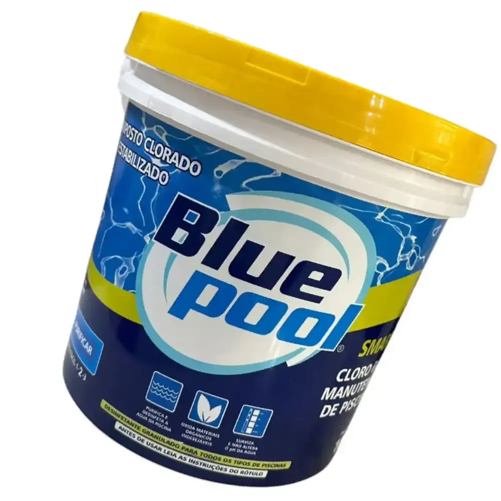 Cloro piscina balde 10KG smart 212035 Bluepool — fotografia 5
