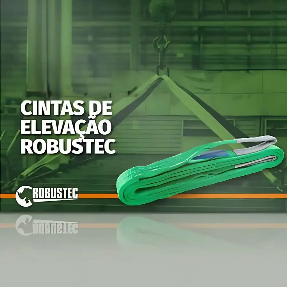 Cinta para Carga 2,5 Metros x 2 TON Vertical 4 TON Dobrado ROBUSTEC — fotografia 5