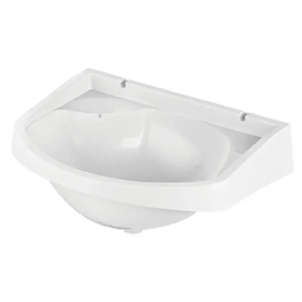Tanque de plástico branco 20L 470X480X350MM Herc — fotografia 10