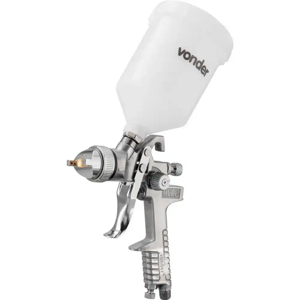 Pistola para pintura a gravidade com caneca plástica PGV-600 Vonder — fotografia de referência