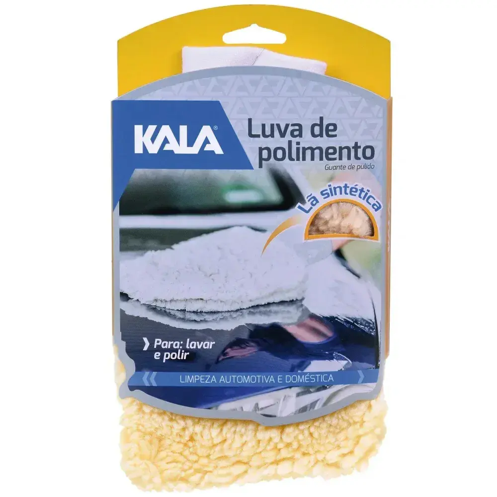 Luva lã sintética polimento Kala — fotografia 4