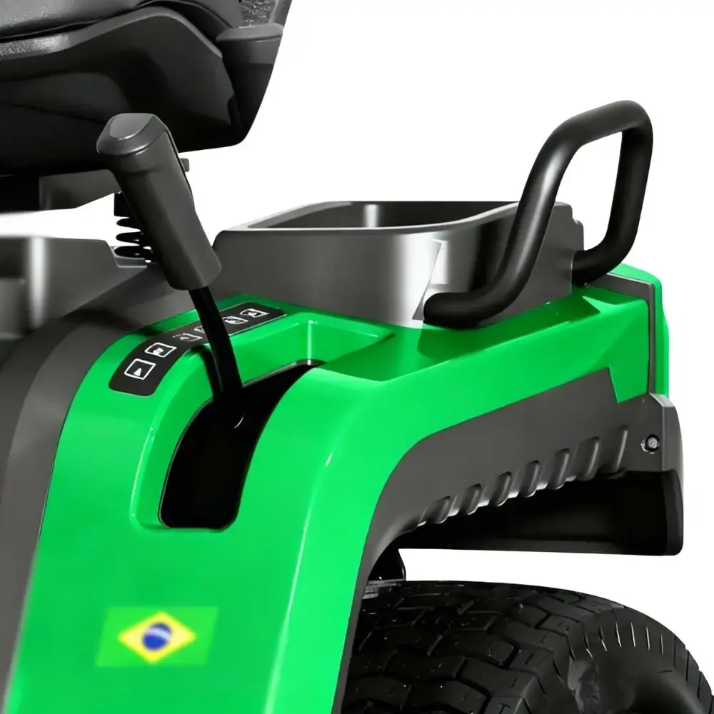 Trator cortador grama 19,5HP horímetro 4 t 108CM hidrostático TRC 750 Trapp — fotografia 4