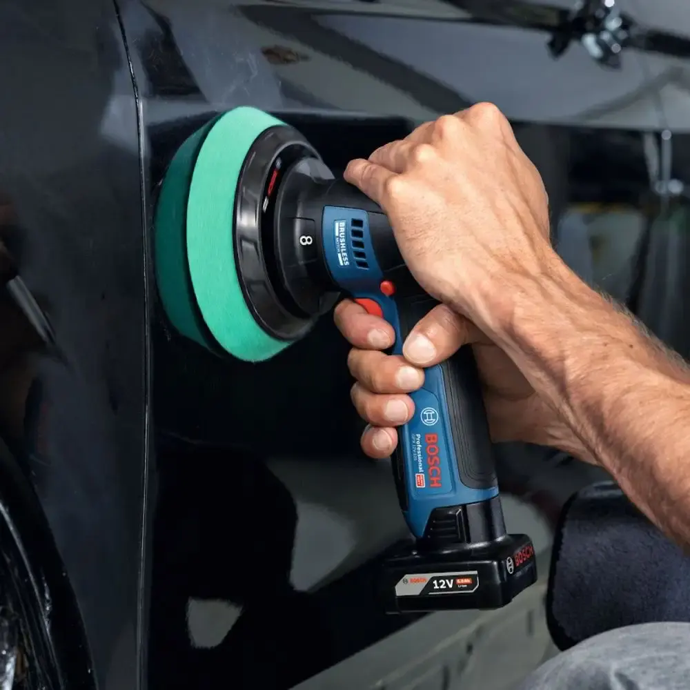 Politriz excêntrica a bateria 12V 125 MM sem carregador e bateria GPX 12V-125 Bosch — fotografia 6