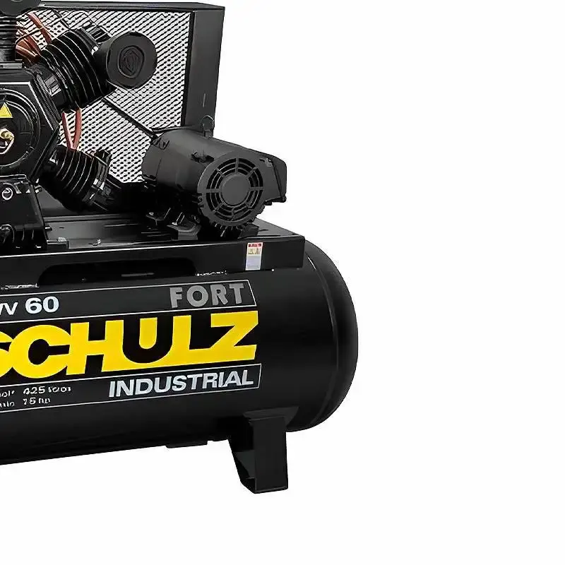 Compressor de ar 15 HP 60 pés 425 litros trifásico fort mswv 60/425 Schulz — fotografia 4