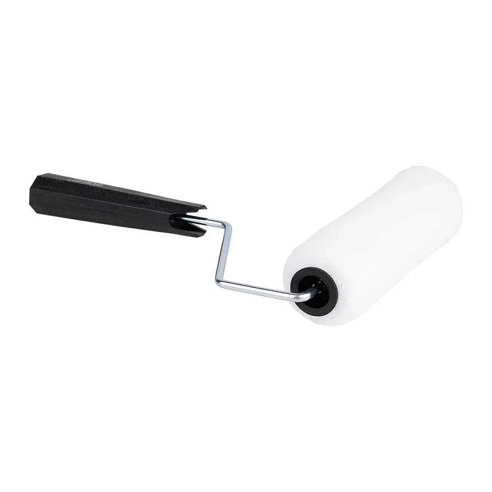 Rolo para pintura lã de carneiro 15CM com suporte Worker — fotografia 2