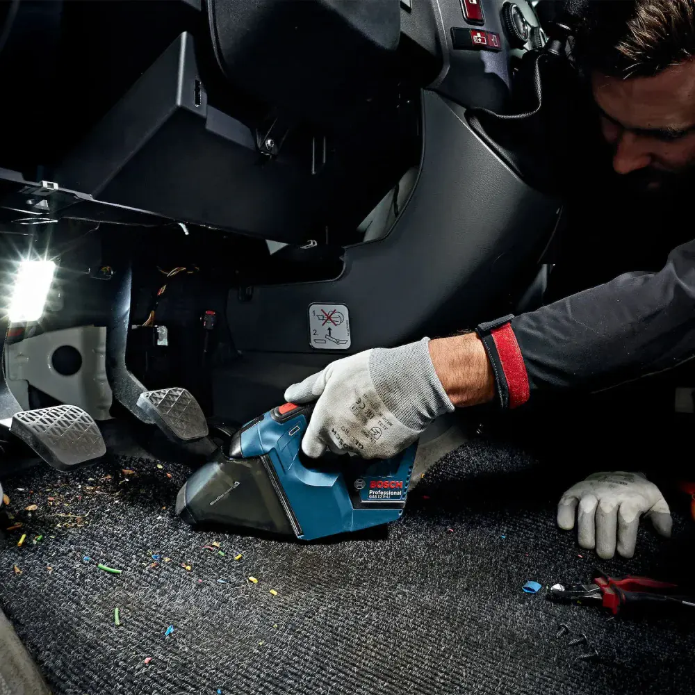 Aspirador de pó gas 12V-LI sem fio 12V Bosch — fotografia 5