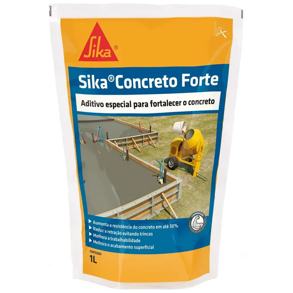 Aditivo argamassa concreto forte 1L da Sika — fotografia 2