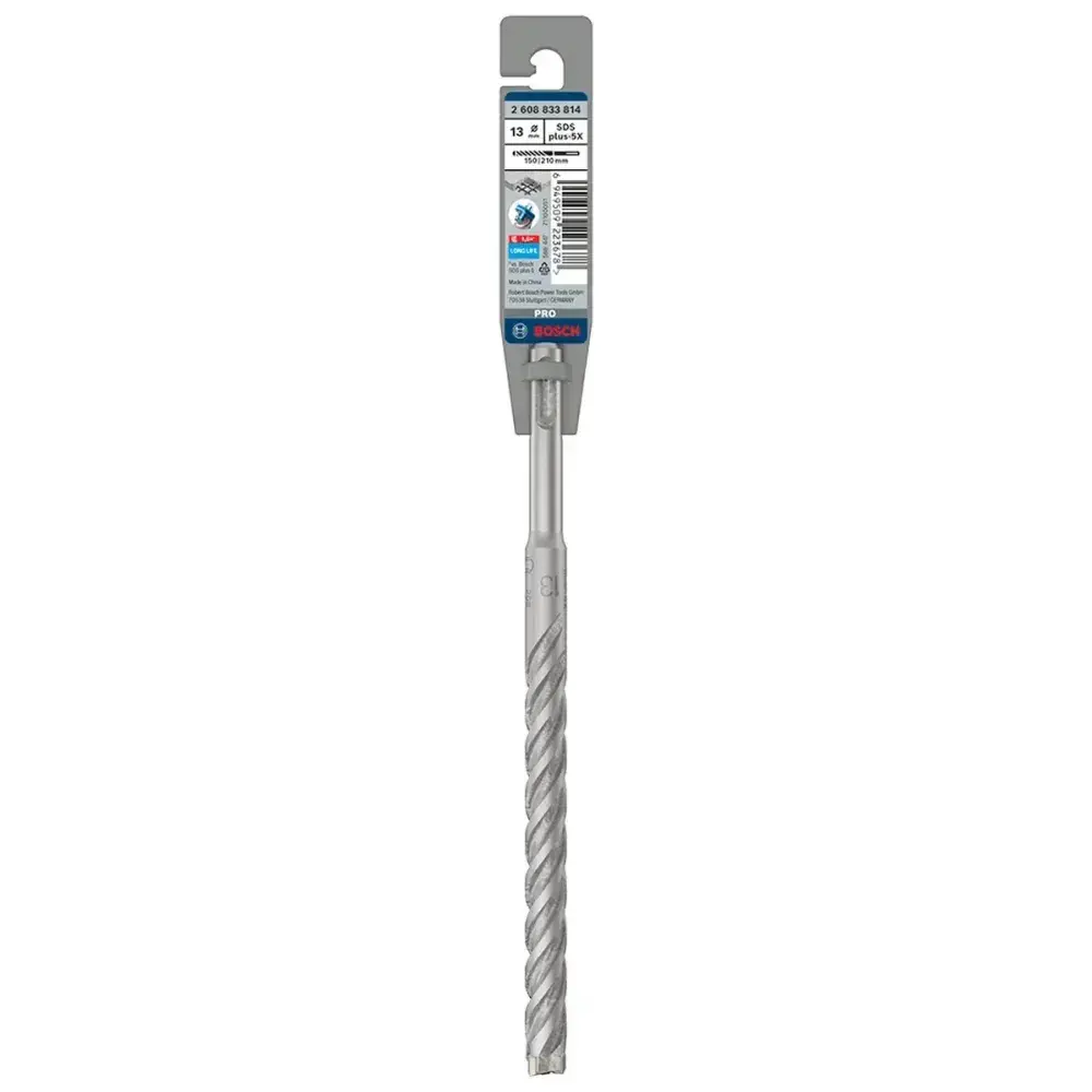 Broca sds PLUS-5X para concreto 13X150MM Bosch — fotografia 5
