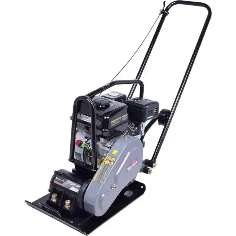 Placa vibratória compactadora à gasolina 6.5HP 60KG TPW60W-XP Toyama + óleo — fotografia 4
