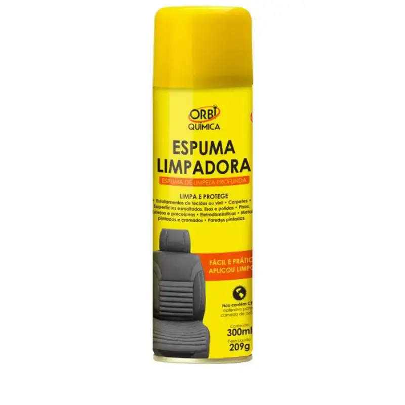Kit para Autos c/ Lava Autos c/ Cera + Espuma Limpadora + Cristalizador de Vidros + Brinde ORBI — fotografia 3