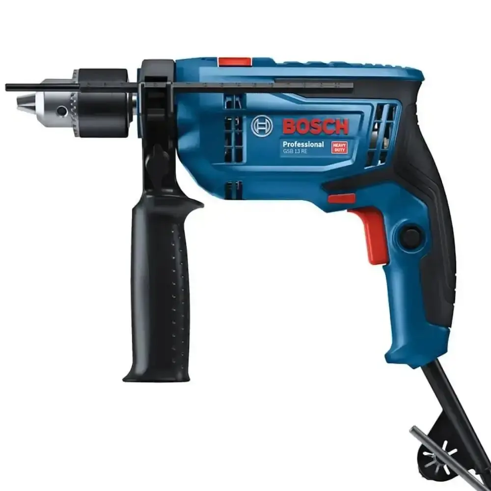 Furadeira de impacto 1/2 POL 750W 12B8 com maleta e kit de brocas 35 peças Bosch 220 V — fotografia 2