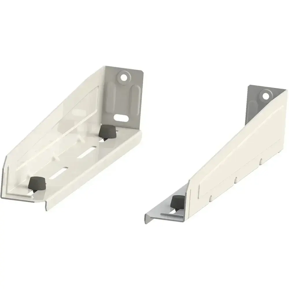Suporte para micro-ondas em aço carbono branco 30KG Brasforma — fotografia 2