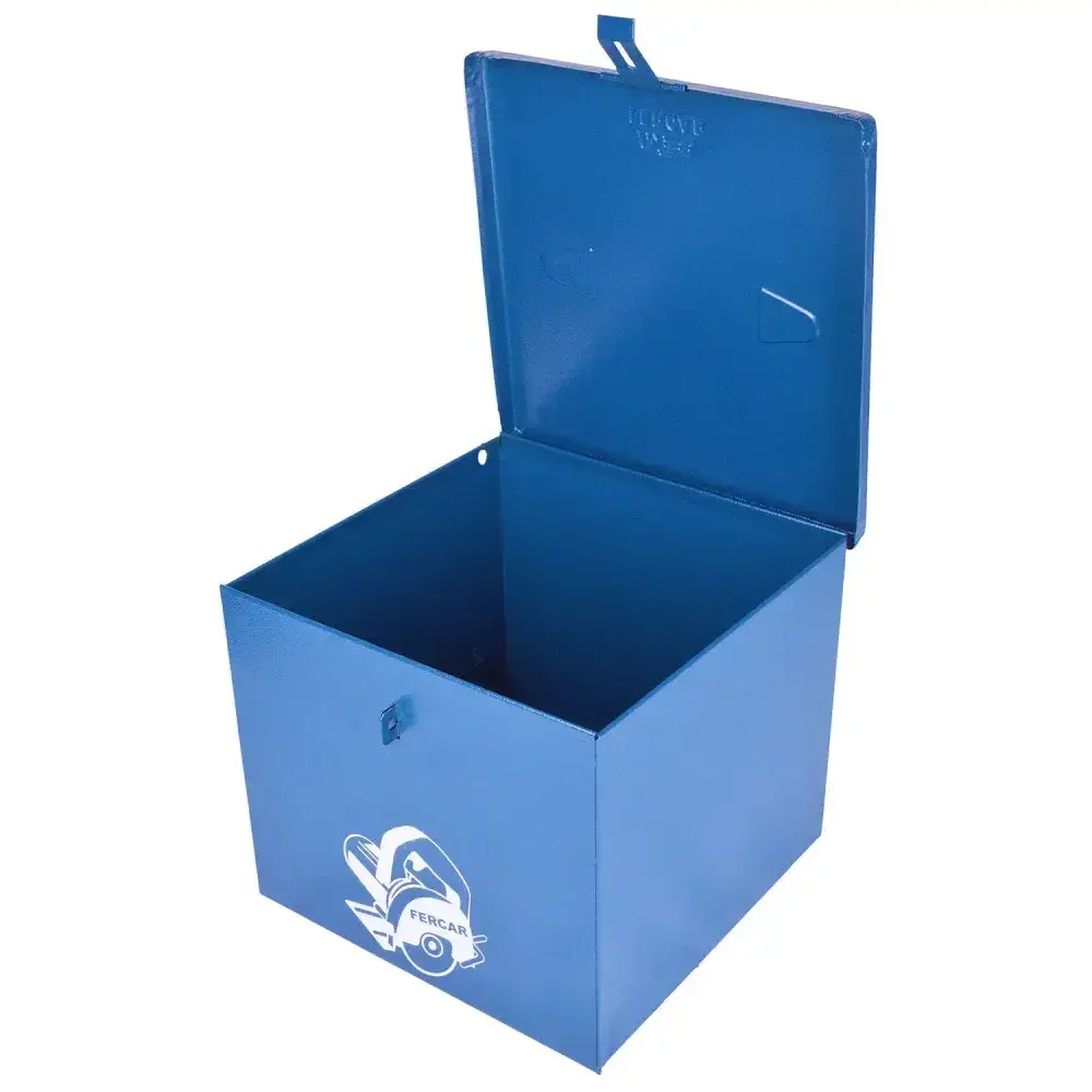 Caixa de metal para serra mármore 24X24X21CM 12 Fercar — fotografia 10