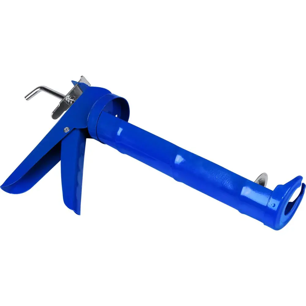Pistola aplicadora de silicone azul metálica 9 Kala — fotografia 3