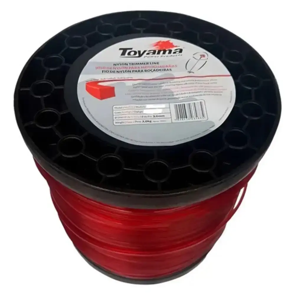 Bobina de fio de nylon quadrado 3MM 190M Toyama — fotografia de referência