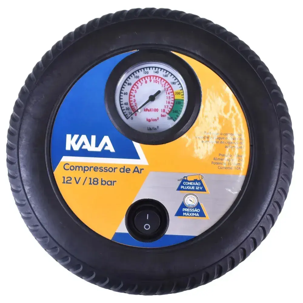 Compressor de ar 18 bar 35W 12V Kala — fotografia 9