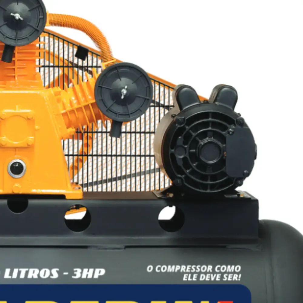 Compressor de ar 15 pés 3HP 150 litros monofásico 110/220V TOP 15 MP3V Chiaperini — fotografia 3